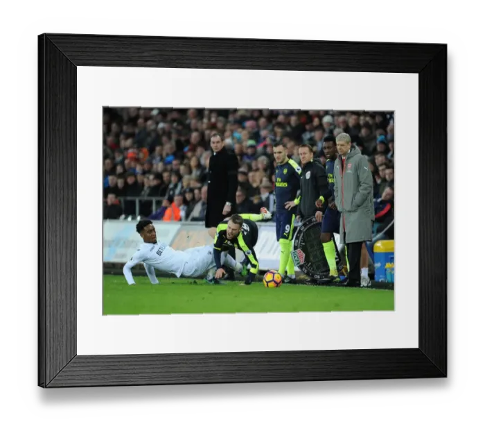 Framed Print : Arsenal's Ramsey Fouls by Swansea's Fer: Wenger and Team React Framed Print : Arsenal's Ramsey Fouls by Swansea's Fer: Wenger and Team React