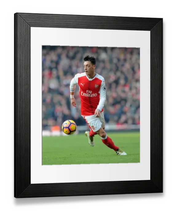 Framed Print : Mesut Ozil in Action: Arsenal vs Burnley, Premier League 2016-17 Framed Print : Mesut Ozil in Action: Arsenal vs Burnley, Premier League 2016-17