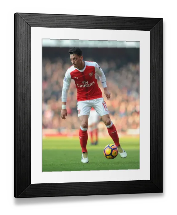 Framed Print : Mesut Ozil in Action: Arsenal vs Burnley, Premier League 2016-17 Framed Print : Mesut Ozil in Action: Arsenal vs Burnley, Premier League 2016-17