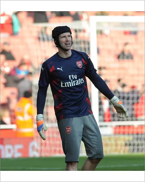 Petr Cech (Arsenal) before the match. Arsenal 2: 1 Burnley