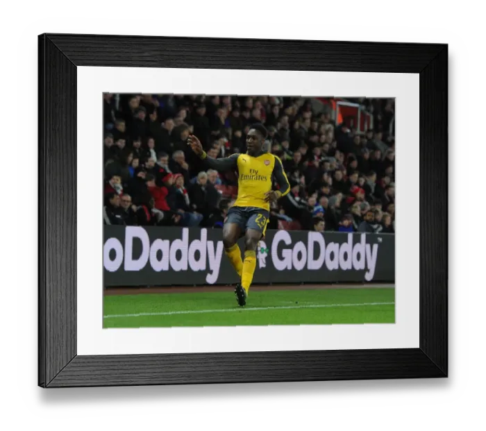 Framed Print : Danny Welbeck Scores First Arsenal Goal: FA Cup Victory over Southampton (2017) Framed Print : Danny Welbeck Scores First Arsenal Goal: FA Cup Victory over Southampton (2017)