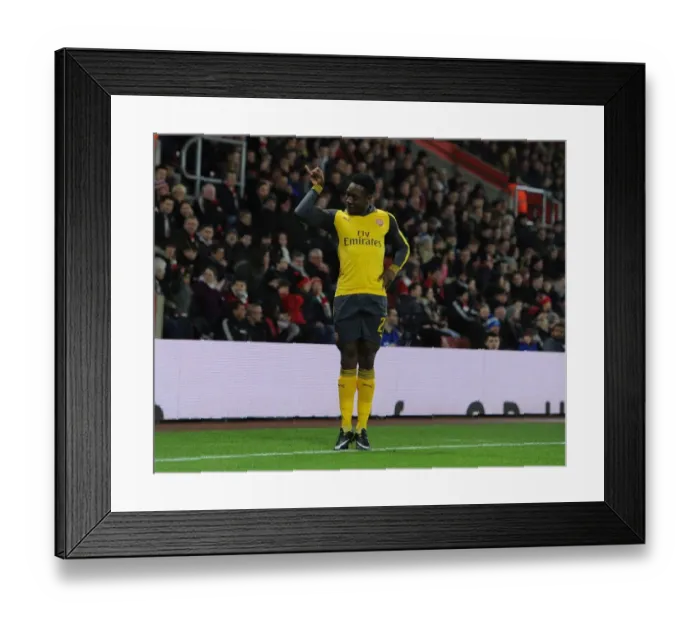 Framed Print : Danny Welbeck Scores First Goal for Arsenal: FA Cup Victory over Southampton