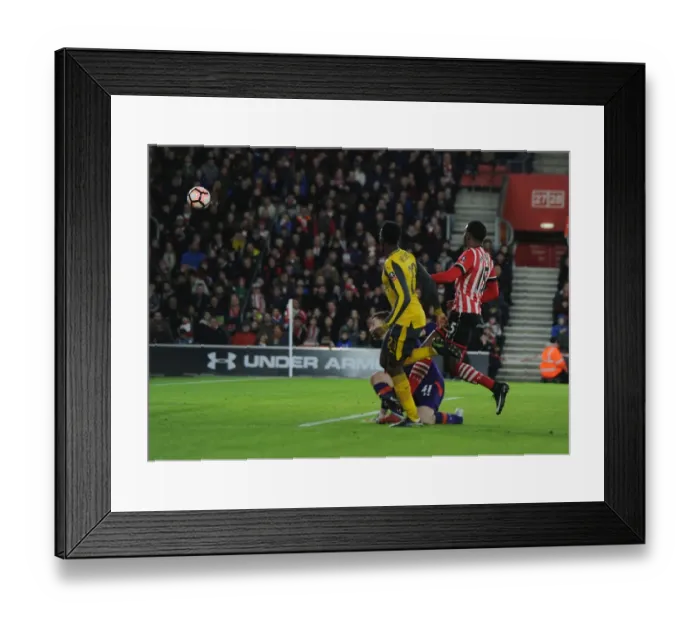 Framed Print : Danny Welbeck Scores First Arsenal Goal: FA Cup Victory over Southampton (2017) Framed Print : Danny Welbeck Scores First Arsenal Goal: FA Cup Victory over Southampton (2017)