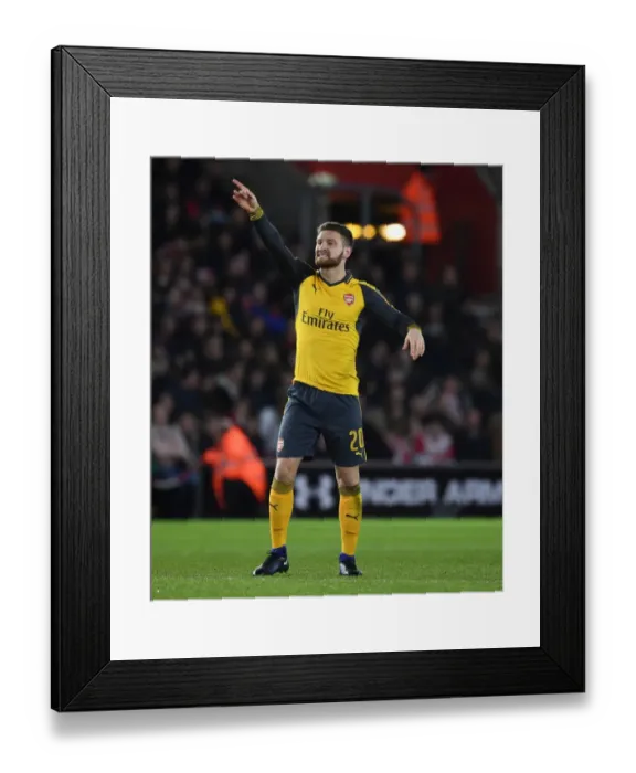 Framed Print : Arsenal's Mustafi Faces Southampton in FA Cup Fourth Round