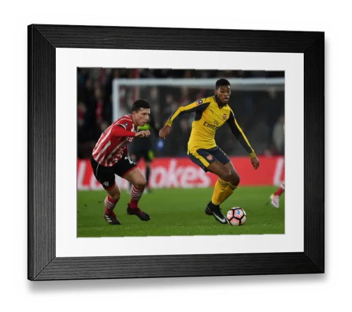Framed Print : Clash at St. Mary's: Jeff Reine-Adelaide vs. Pierre-Emile Hojbjerg - FA Cup Fourth Round Showdown Framed Print : Clash at St. Mary's: Jeff Reine-Adelaide vs. Pierre-Emile Hojbjerg - FA Cup Fourth Round Showdown