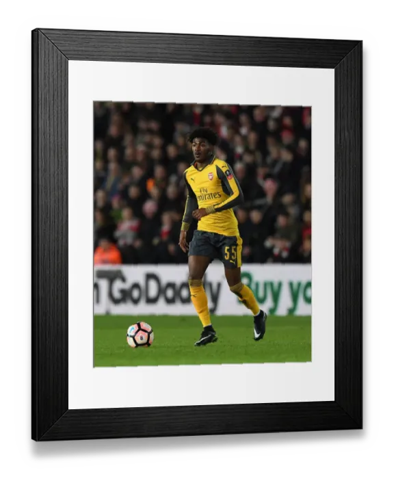 Framed Print : Ainsley Maitland-Niles: Arsenal's Star Performance in FA Cup Clash Against Southampton Framed Print : Ainsley Maitland-Niles: Arsenal's Star Performance in FA Cup Clash Against Southampton
