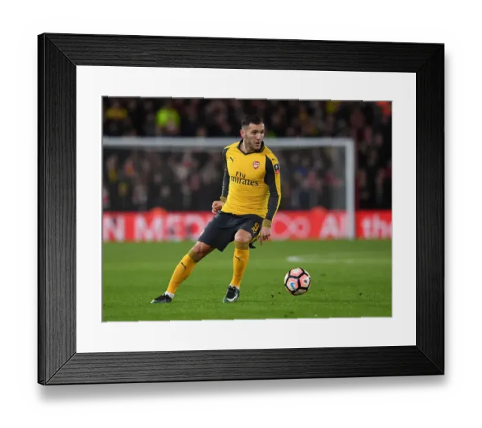 Framed Print : Lucas Perez in Action: Arsenal vs. Southampton, Emirates FA Cup 2016-17 Framed Print : Lucas Perez in Action: Arsenal vs. Southampton, Emirates FA Cup 2016-17