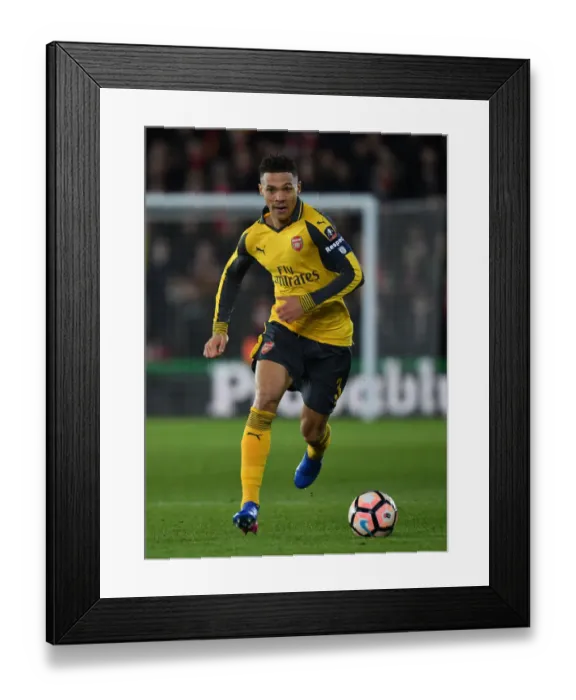 Framed Print : Arsenal's Kieran Gibbs in FA Cup Action: Southampton vs Arsenal, 2017 Framed Print : Arsenal's Kieran Gibbs in FA Cup Action: Southampton vs Arsenal, 2017