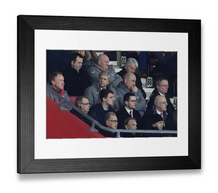 Framed Print : Arsene Wenger Leads Arsenal in FA Cup Clash Against Southampton, 2016-17 Framed Print : Arsene Wenger Leads Arsenal in FA Cup Clash Against Southampton, 2016-17