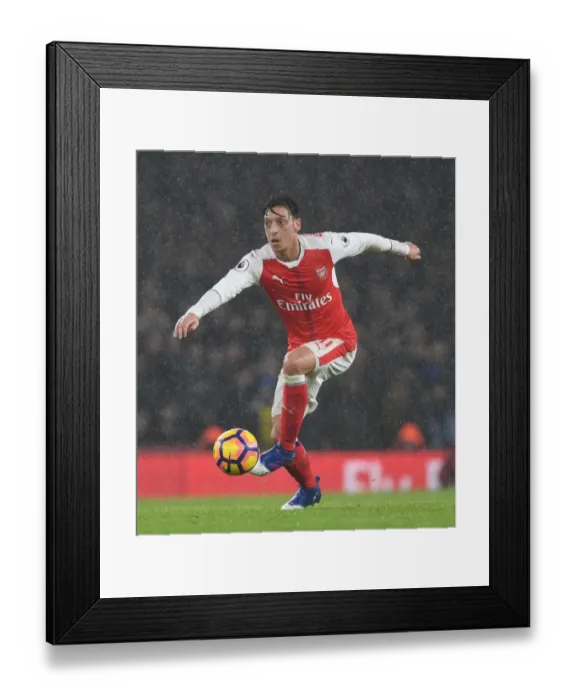 Framed Print : Mesut Ozil in Action: Arsenal vs. Watford, Premier League 2016-17 Framed Print : Mesut Ozil in Action: Arsenal vs. Watford, Premier League 2016-17