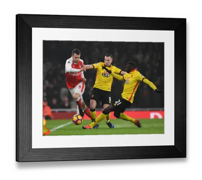 Framed Print : Arsenal vs. Watford: Intense Clash at Emirates Stadium, January 2017 Framed Print : Arsenal vs. Watford: Intense Clash at Emirates Stadium, January 2017