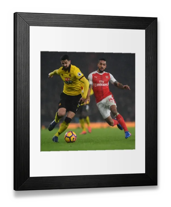 Framed Print : Arsenal vs. Watford: Walcott vs. Britos - A Premier League Battle at Emirates Stadium Framed Print : Arsenal vs. Watford: Walcott vs. Britos - A Premier League Battle at Emirates Stadium