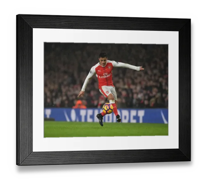 Framed Print : Alexis Sanchez: In Action for Arsenal Against Watford, Premier League 2016-17 Framed Print : Alexis Sanchez: In Action for Arsenal Against Watford, Premier League 2016-17