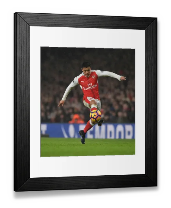 Framed Print : Alexis Sanchez in Action: Arsenal vs. Watford, Premier League 2016-17 Framed Print : Alexis Sanchez in Action: Arsenal vs. Watford, Premier League 2016-17