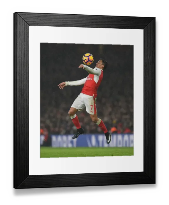 Framed Print : Alexis Sanchez in Action: Arsenal vs. Watford, Premier League 2016-17 Framed Print : Alexis Sanchez in Action: Arsenal vs. Watford, Premier League 2016-17