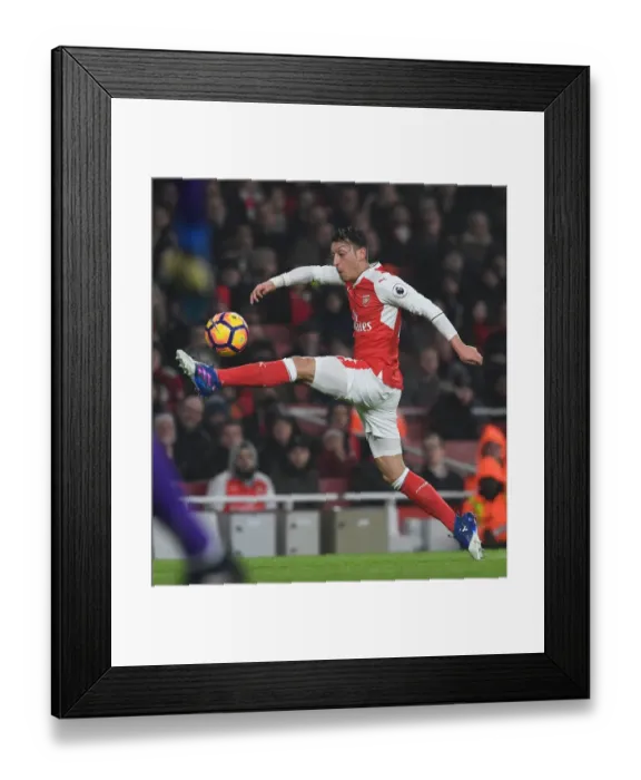 Framed Print : Mesut Ozil in Action: Arsenal vs. Watford, Premier League 2016-17 Framed Print : Mesut Ozil in Action: Arsenal vs. Watford, Premier League 2016-17