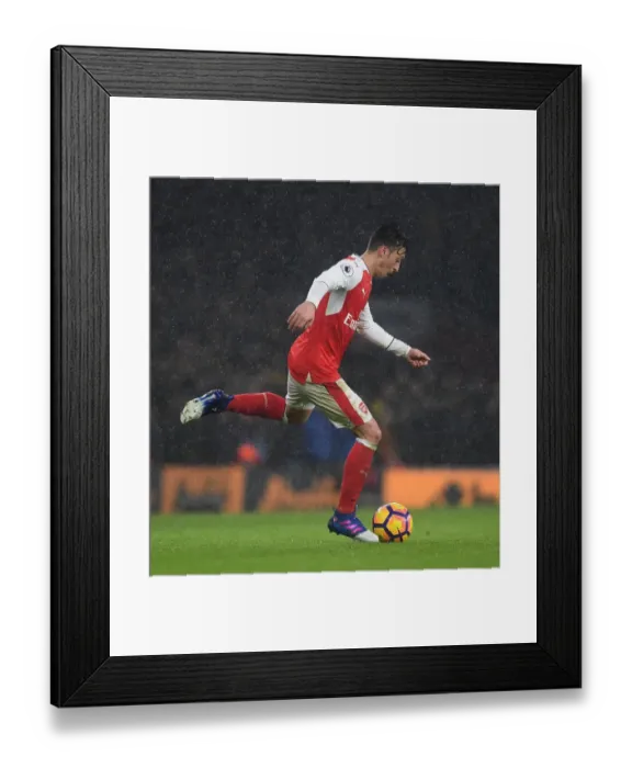 Framed Print : Mesut Ozil in Action: Arsenal vs. Watford, Premier League 2016-17 Framed Print : Mesut Ozil in Action: Arsenal vs. Watford, Premier League 2016-17