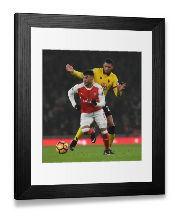 Framed Print : Oxlade-Chamberlain vs. Capoue: A Battle of Midfield Masters - Arsenal vs. Watford, Premier League 2016-17 Framed Print : Oxlade-Chamberlain vs. Capoue: A Battle of Midfield Masters - Arsenal vs. Watford, Premier League 2016-17