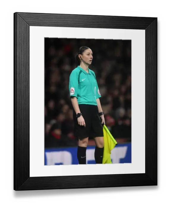 Framed Print : Assistant Referee Sian Massey-Ellis at Arsenal vs. Watford, Premier League 2016-17 Framed Print : Assistant Referee Sian Massey-Ellis at Arsenal vs. Watford, Premier League 2016-17