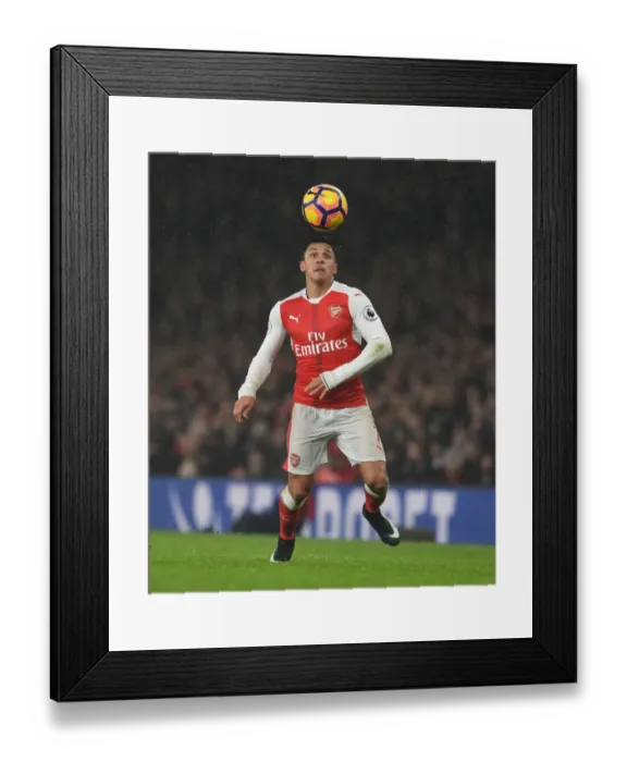 Framed Print : Alexis Sanchez in Action: Arsenal vs. Watford, Premier League 2016-17 Framed Print : Alexis Sanchez in Action: Arsenal vs. Watford, Premier League 2016-17