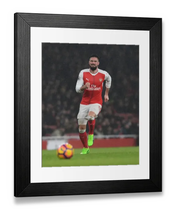 Framed Print : Arsenal's Olivier Giroud in Action: Arsenal vs. Watford (2016-17) Framed Print : Arsenal's Olivier Giroud in Action: Arsenal vs. Watford (2016-17)