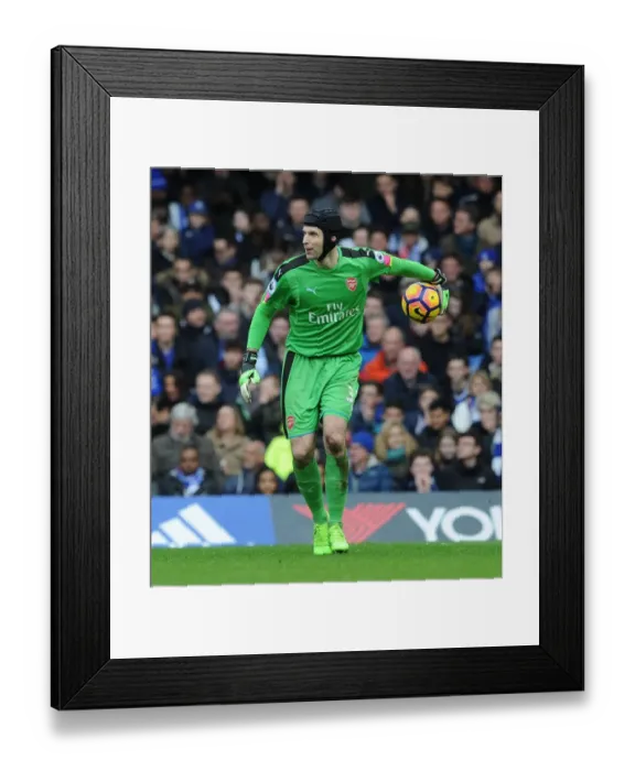 Framed Print : Petr Cech's Unwavering Focus: A Legendary Goalkeeper in the Heat of the Chelsea vs. Arsenal Rivalry (2016-17) Framed Print : Petr Cech's Unwavering Focus: A Legendary Goalkeeper in the Heat of the Chelsea vs. Arsenal Rivalry (2016-17)