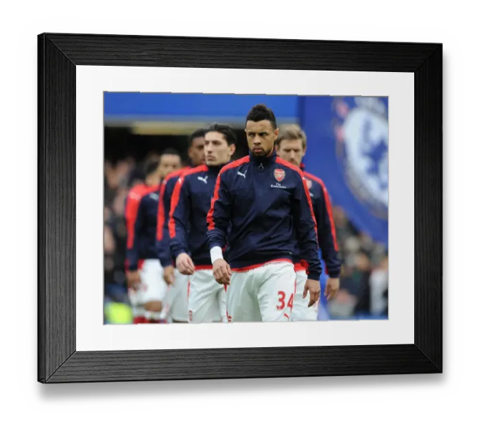 Framed Print : Francis Coquelin: Focused Before Chelsea vs. Arsenal, Premier League 2016-17 Framed Print : Francis Coquelin: Focused Before Chelsea vs. Arsenal, Premier League 2016-17