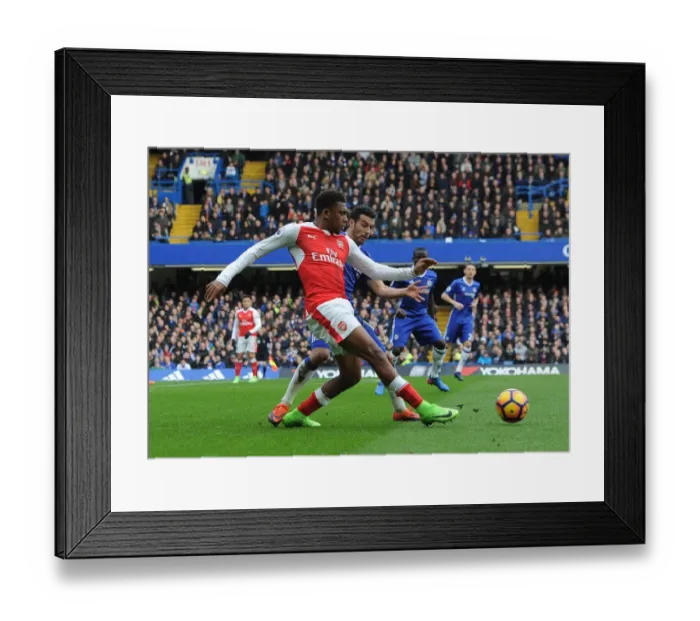 Framed Print : Clash at Stamford Bridge: Pedro Halts Iwobi's Charge in Intense Chelsea vs. Arsenal Premier League Showdown Framed Print : Clash at Stamford Bridge: Pedro Halts Iwobi's Charge in Intense Chelsea vs. Arsenal Premier League Showdown
