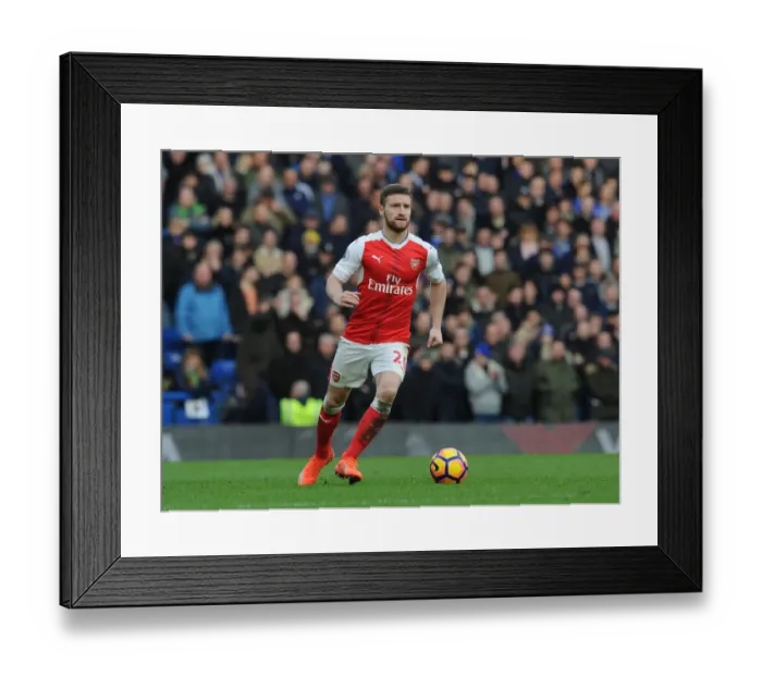 Framed Print : Shkodran Mustafi: Arsenal's Defensive Wall vs. Chelsea (Premier League 2016-17) Framed Print : Shkodran Mustafi: Arsenal's Defensive Wall vs. Chelsea (Premier League 2016-17)