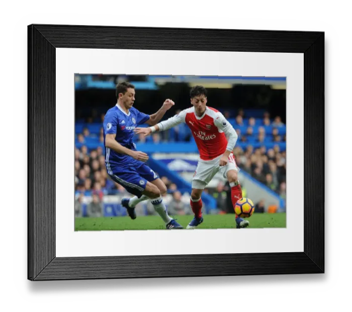 Framed Print : Ozil vs. Matic: A Premier League Battle - Chelsea vs. Arsenal (2016-17) Framed Print : Ozil vs. Matic: A Premier League Battle - Chelsea vs. Arsenal (2016-17)
