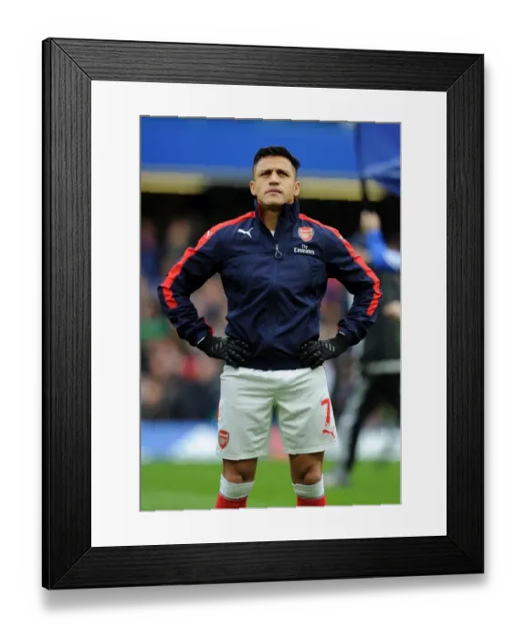 Framed Print : Alexis Sanchez: The Battle at Stamford Bridge - Premier League 2016-17 Framed Print : Alexis Sanchez: The Battle at Stamford Bridge - Premier League 2016-17
