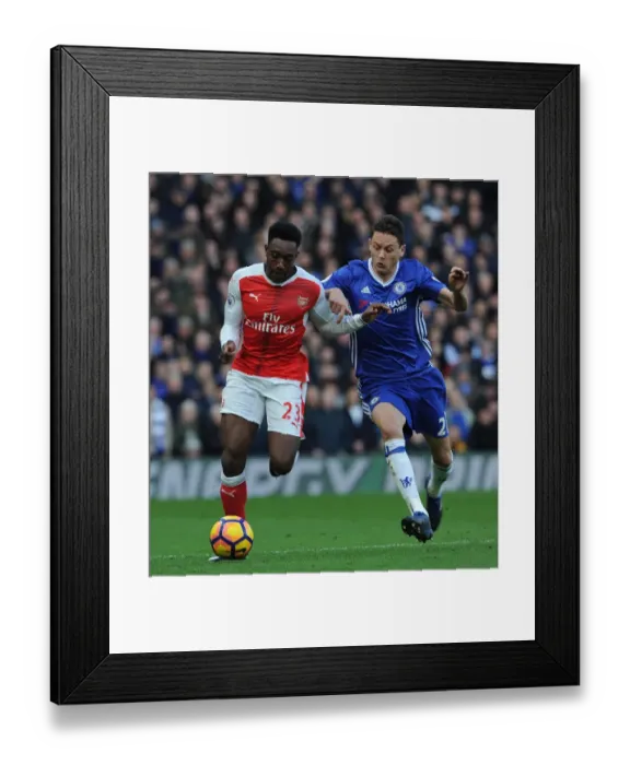 Framed Print : Matic's Dominance: Chelsea Crush Arsenal 3-1 in Premier League Clash (Welbeck vs Matic, Stamford Bridge, 2017) Framed Print : Matic's Dominance: Chelsea Crush Arsenal 3-1 in Premier League Clash (Welbeck vs Matic, Stamford Bridge, 2017)