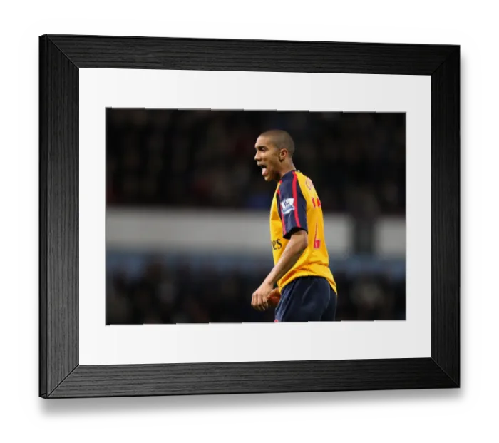 Framed Print : Gael Clichy in Action: Arsenal's Victory over West Ham United (2008) Framed Print : Gael Clichy in Action: Arsenal's Victory over West Ham United (2008)