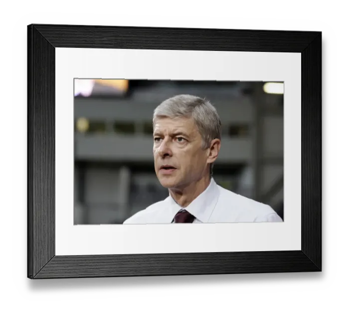 Framed Print : Arsene Wenger's Arsenal Secures 2-0 Victory over West Ham United, Barclays Premier League, Upton Park, 2008