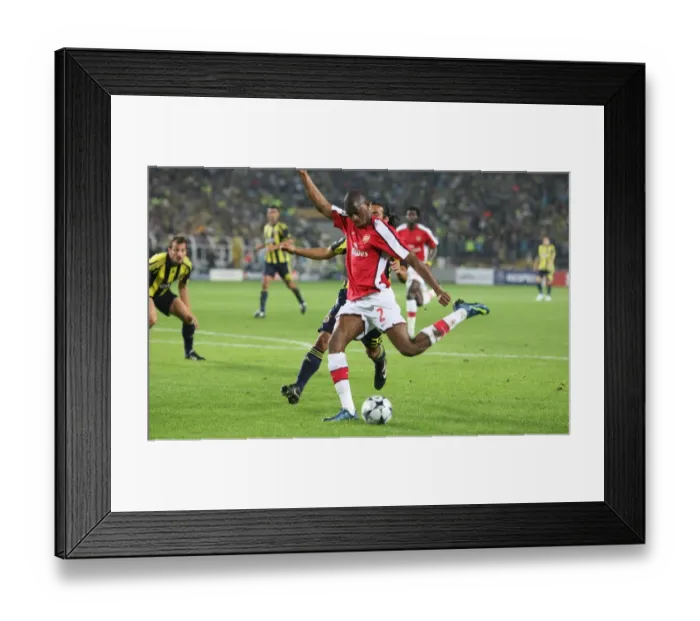 Framed Print : Abou Diaby scores Arsenals 3rd goal Framed Print : Abou Diaby scores Arsenals 3rd goal