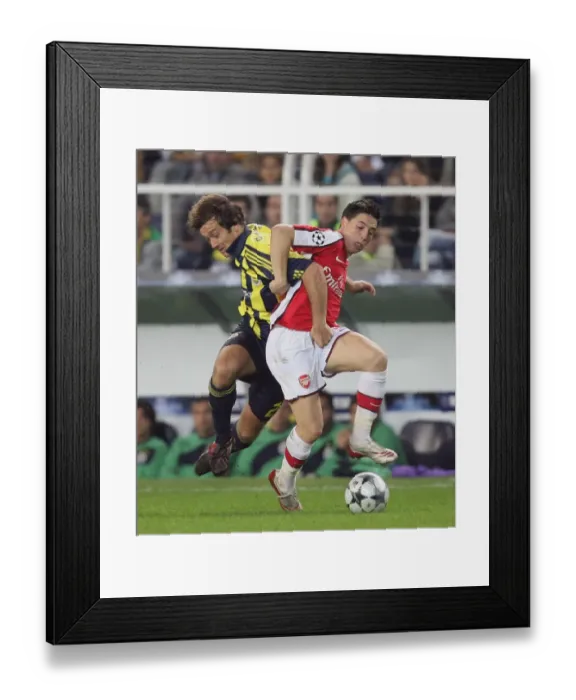 Framed Print : Samir Nasri (Arsenal) Lugano (Fenerbahce) Framed Print : Samir Nasri (Arsenal) Lugano (Fenerbahce)