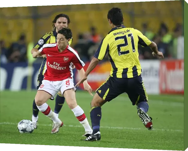 Samir Nasri (Arsenal) Selcuk Sahin (Fenerbahce)
