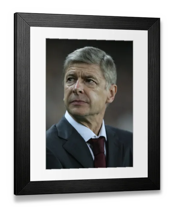 Framed Print : Arsene Wenger's Disappointing Night in Istanbul: Arsenal's 5-2 Defeat to Fenerbahce in the UEFA Champions League