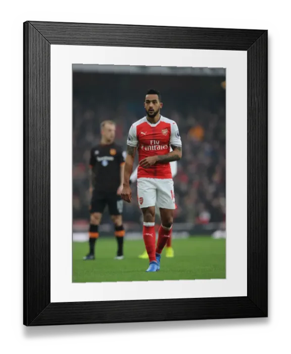 Framed Print : Theo Walcott in Action: Arsenal vs Hull City, Premier League 2016-17 Framed Print : Theo Walcott in Action: Arsenal vs Hull City, Premier League 2016-17