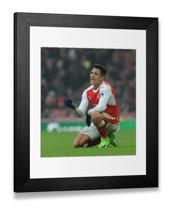 Framed Print : Alexis Sanchez: Arsenal vs. Hull City, 2016-17 Premier League - In Action Framed Print : Alexis Sanchez: Arsenal vs. Hull City, 2016-17 Premier League - In Action