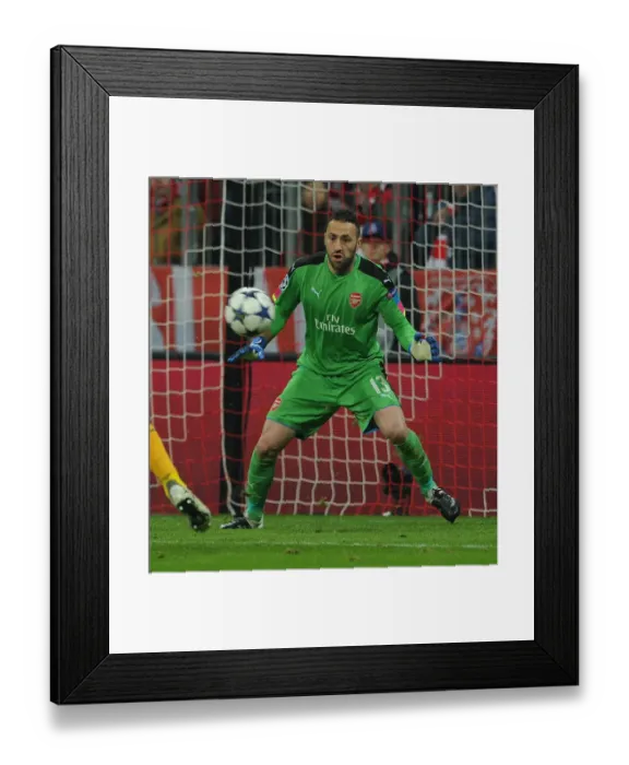 Framed Print : David Ospina vs. Bayern Munich: Arsenal's Goalkeeper Battle in Champions League Showdown Framed Print : David Ospina vs. Bayern Munich: Arsenal's Goalkeeper Battle in Champions League Showdown