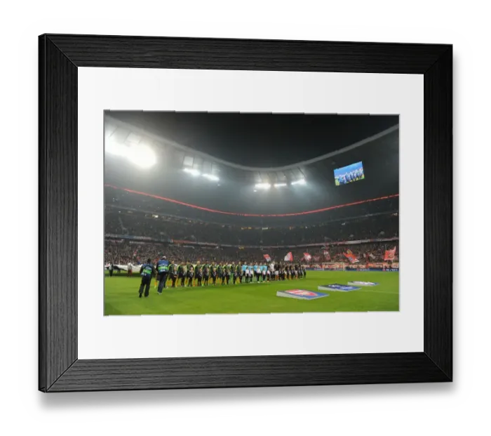 Framed Print : Champions League Showdown: Arsenal vs. Bayern Munich (2016-17) - First Leg Framed Print : Champions League Showdown: Arsenal vs. Bayern Munich (2016-17) - First Leg
