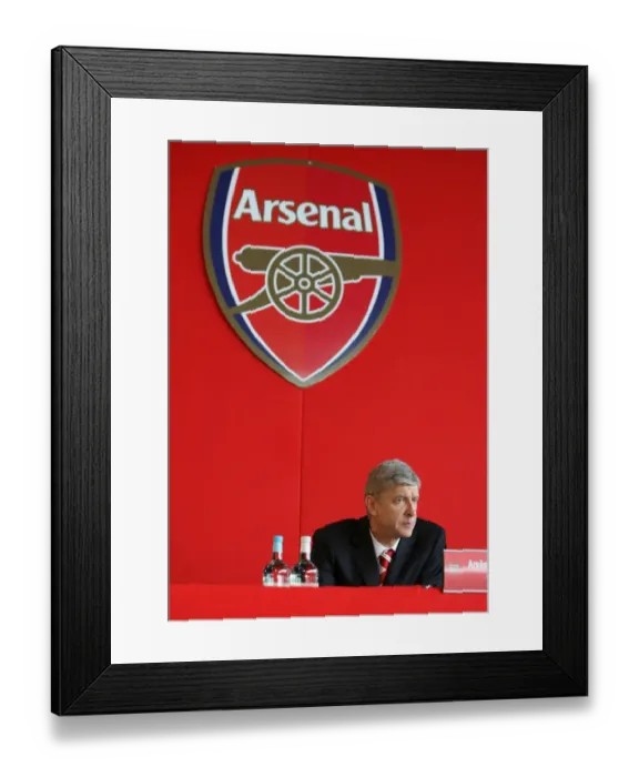 Framed Print : Arsene Wenger at Arsenal AGM, 2008 - Emirates Stadium Framed Print : Arsene Wenger at Arsenal AGM, 2008 - Emirates Stadium