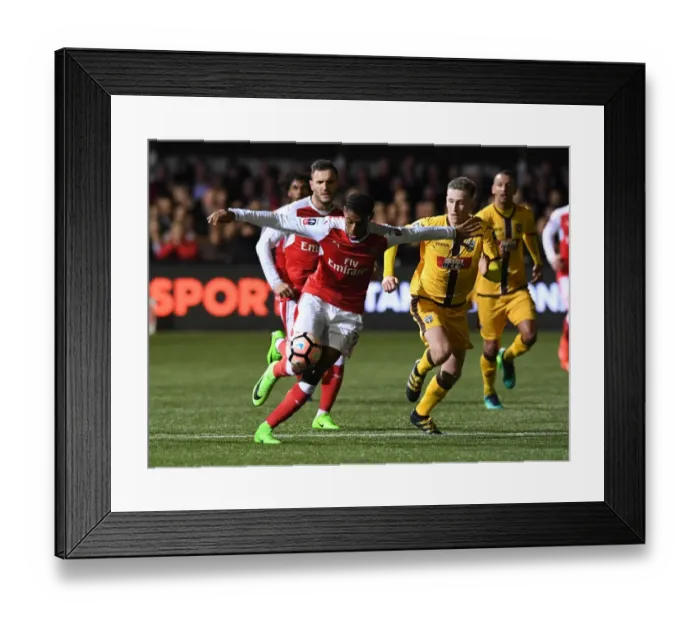 Framed Print : Arsenal's FA Cup Upset: Jeff Reine-Adelaide's Star Performance Against Sutton United