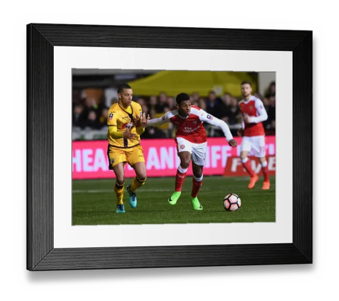 Framed Print : Jeff Reine-Adelaide's Standout Display: Arsenal's FA Cup Upset Against Sutton United Framed Print : Jeff Reine-Adelaide's Standout Display: Arsenal's FA Cup Upset Against Sutton United