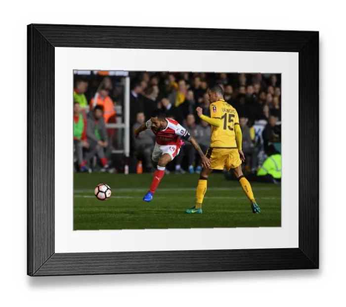 Framed Print : Theo Walcott's FA Cup Breakthrough: Sutton United vs. Arsenal - A Giant-Killing Moment Framed Print : Theo Walcott's FA Cup Breakthrough: Sutton United vs. Arsenal - A Giant-Killing Moment