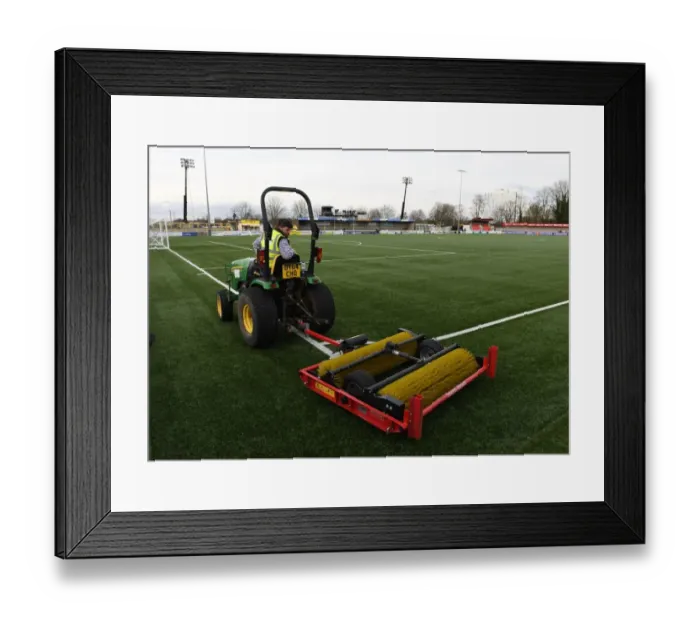 Framed Print : The Emirates FA Cup Fifth Round: Sutton United vs. Arsenal - The Underdogs Prepare