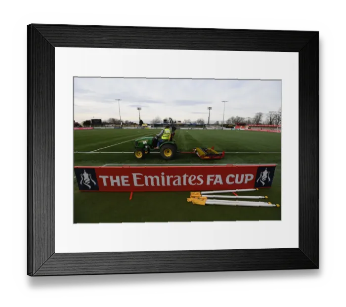 Framed Print : Underdog Sutton United's Emirates FA Cup Battle Against Arsenal