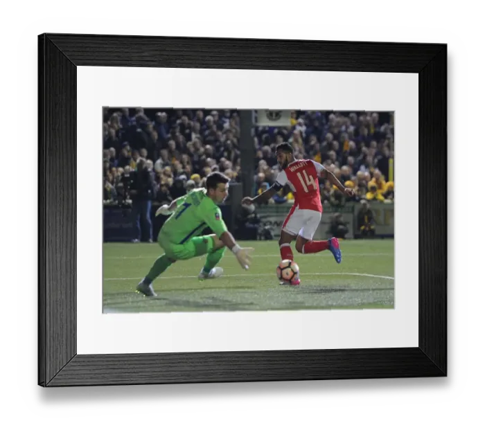Framed Print : Theo Walcott Scores Upset Goal: Sutton United vs. Arsenal, Emirates FA Cup Fifth Round Framed Print : Theo Walcott Scores Upset Goal: Sutton United vs. Arsenal, Emirates FA Cup Fifth Round