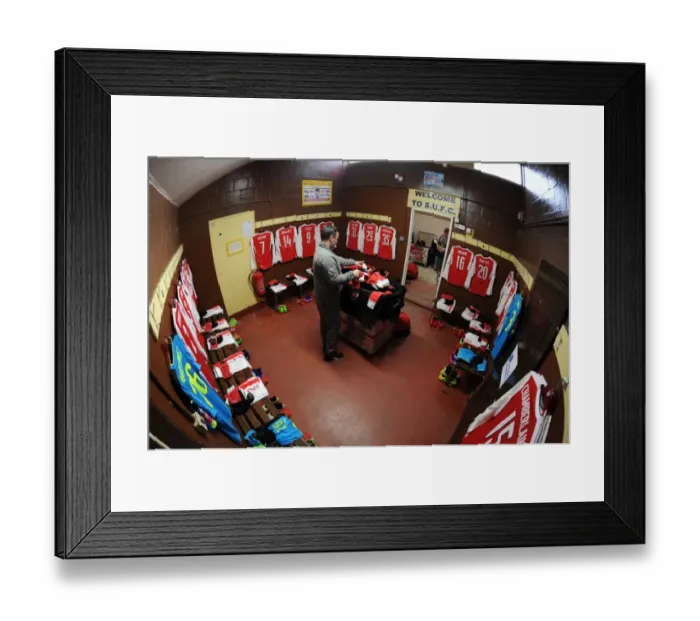 Framed Print : A Glimpse into Arsenal's Fifth Round Preparations: The Calm Before the Sutton United Showdown